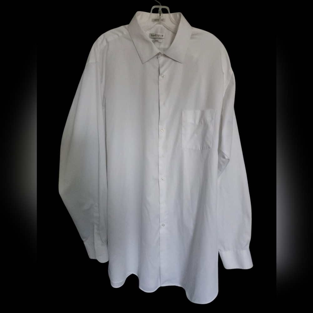 Men's White Dress Shirt XL TALL